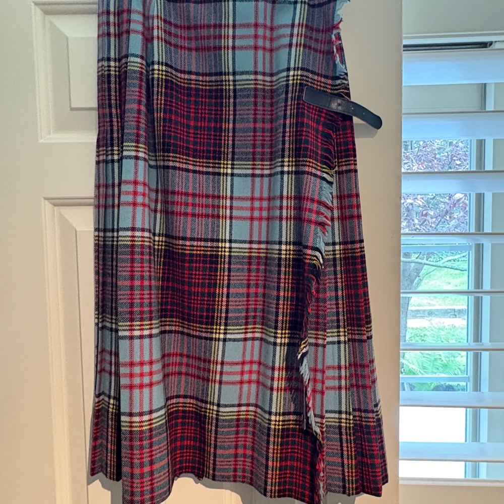 Vintage Mosbrook Plaid Kilt Skirt